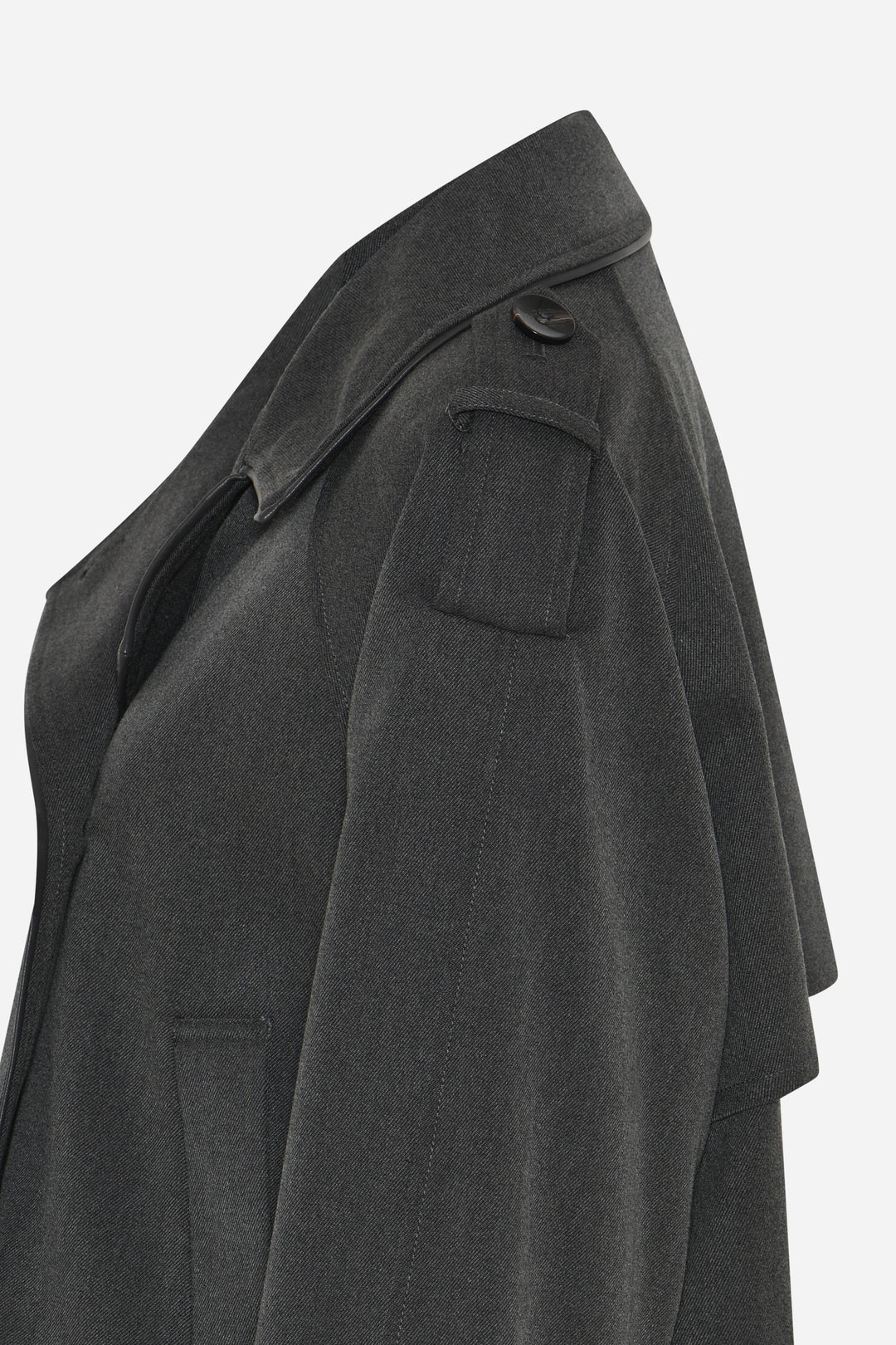 Bruuns Bazaar Women OncocaBBShort trenchcoat Overtøj Grey