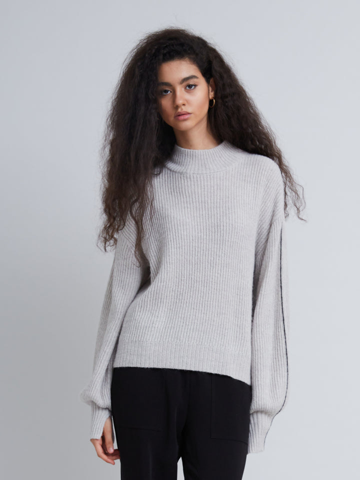 Bruuns Bazaar Women ParisaBBIfra knit Knit Chateau Grey