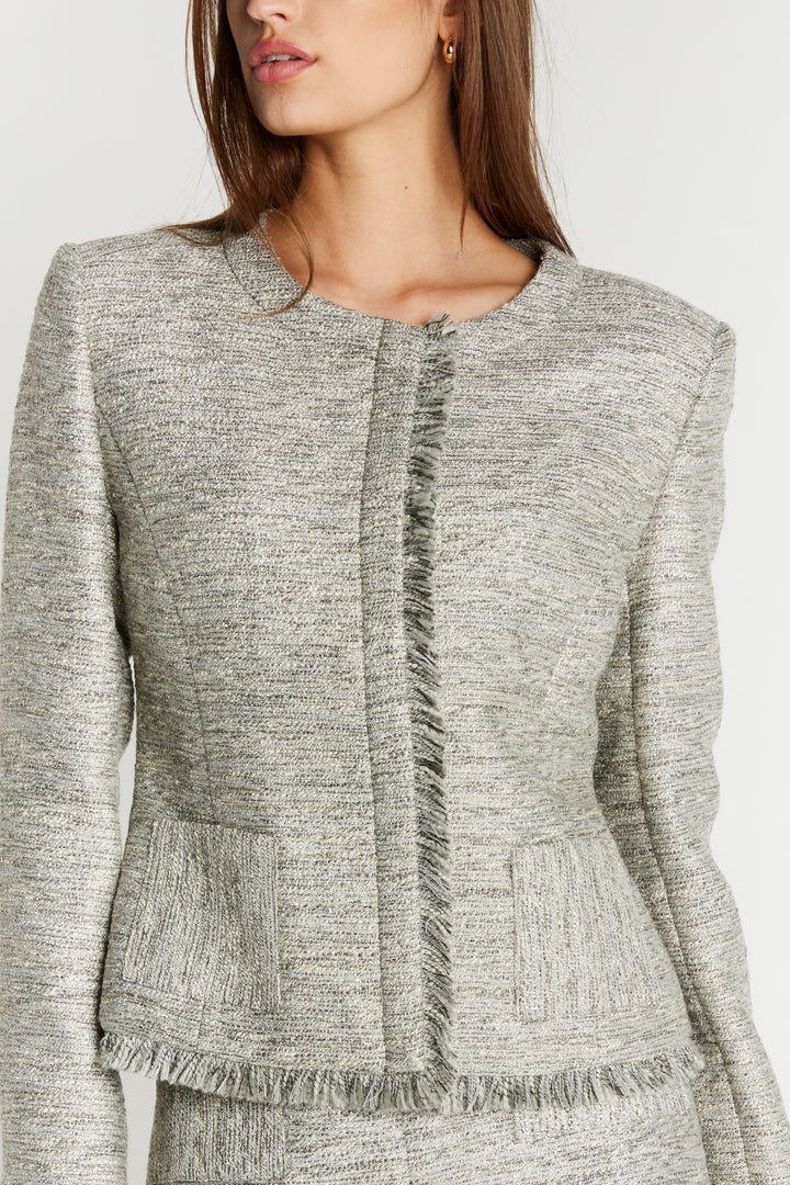 Bruuns Bazaar Women PelagoBBKarli jakke Blazere Golden grey