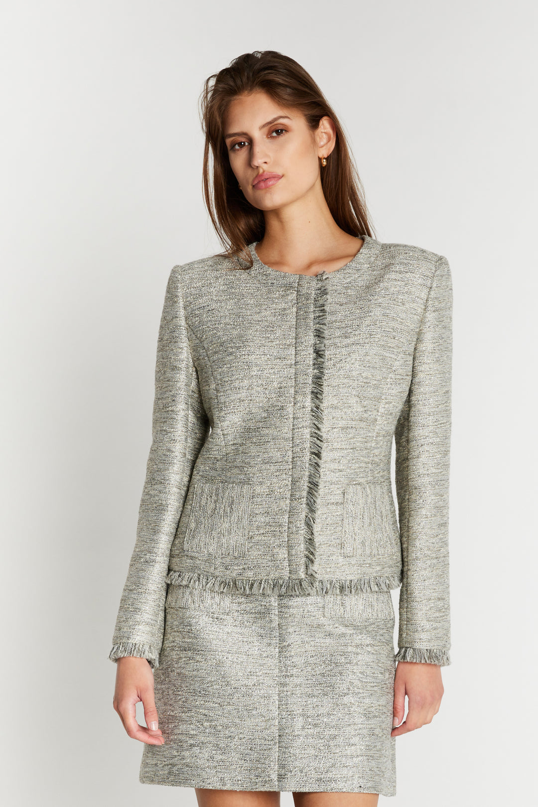 Bruuns Bazaar Women PelagoBBKarli jakke Blazere Golden grey