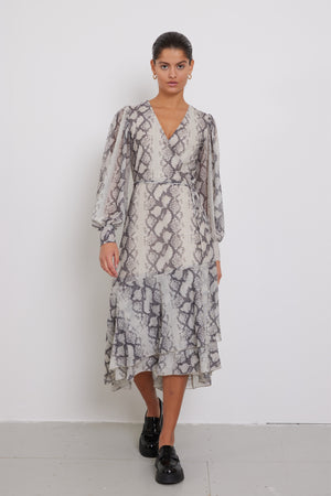 Bruuns Bazaar Women PhloxBBNora dress Kjoler Light snake print