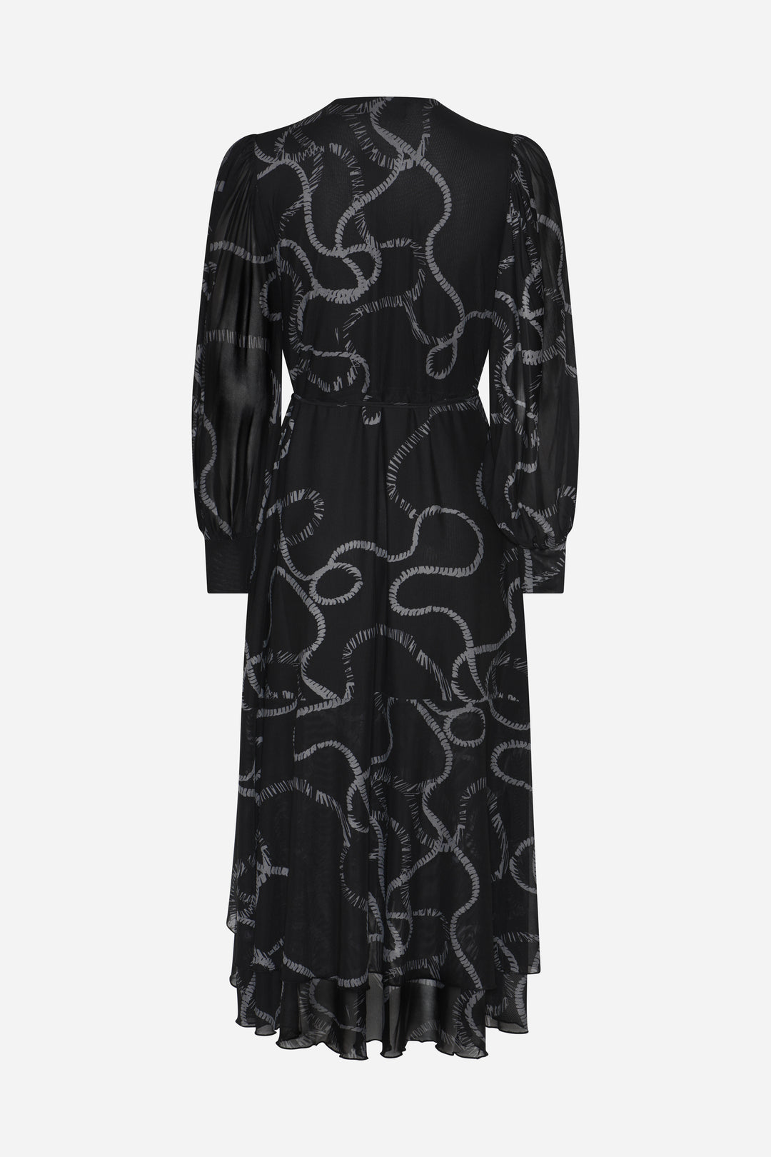 Bruuns Bazaar Women PhloxBBNora kjole Kjoler Black robe print