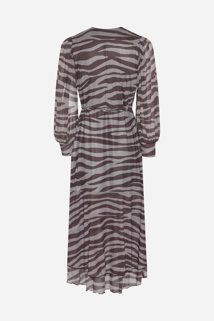 Bruuns Bazaar Women PhloxBBNora kjole Kjoler Brown / beige zebra print