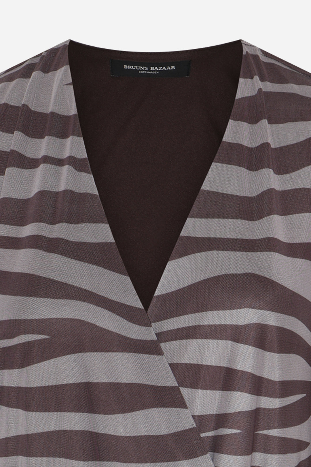 Bruuns Bazaar Women PhloxBBNora kjole Kjoler Brown / beige zebra print