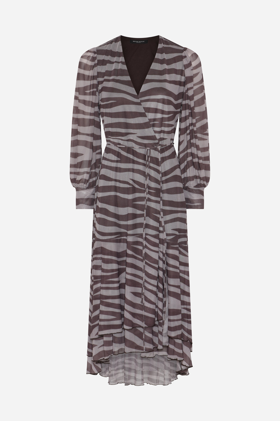Bruuns Bazaar Women PhloxBBNora kjole Kjoler Brown / beige zebra print