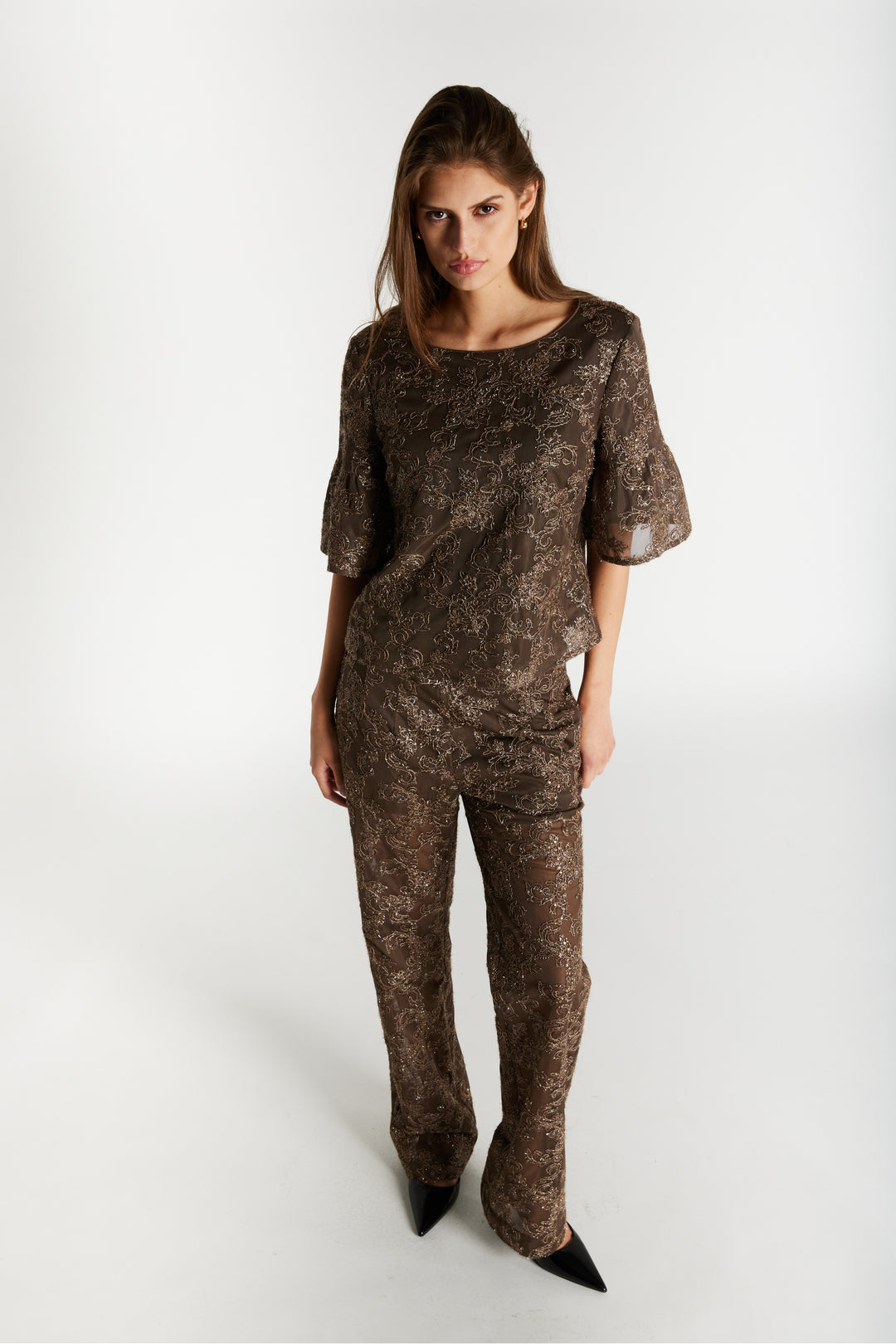 Bruuns Bazaar Women PholidoBBCarlie bluse Bluser Brown