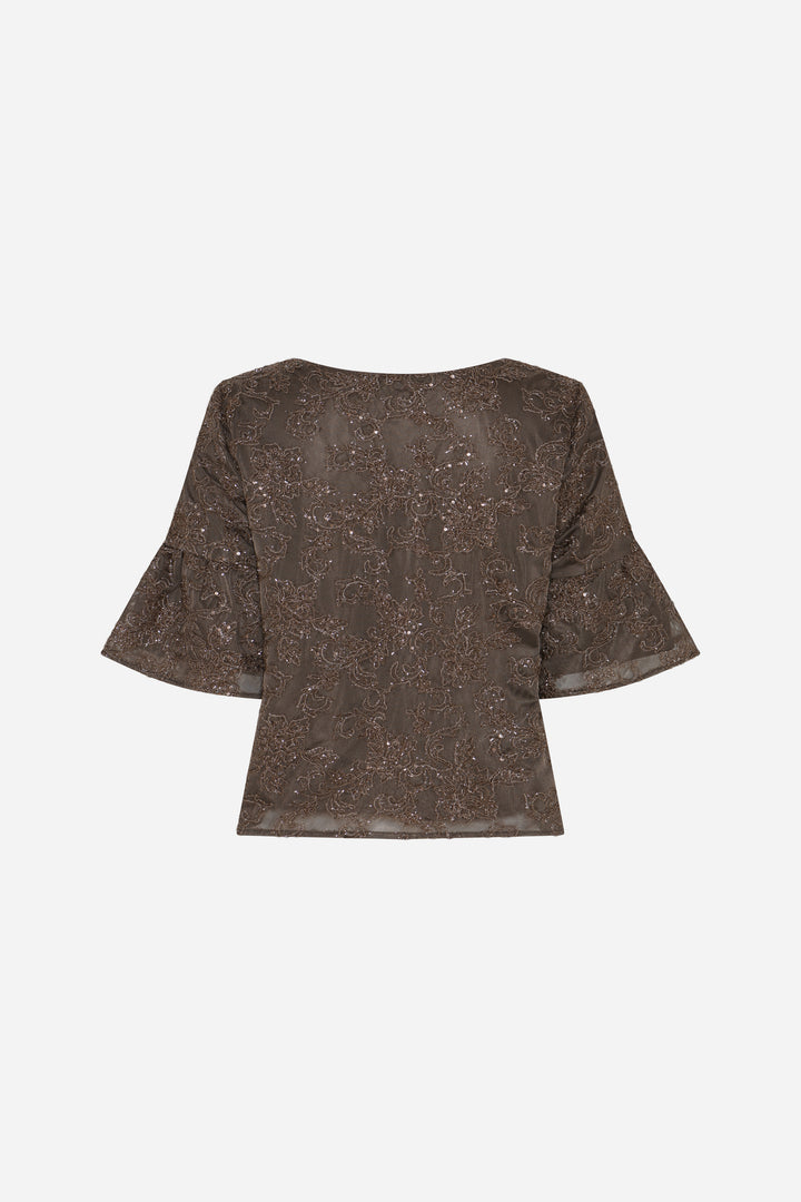 Bruuns Bazaar Women PholidoBBCarlie bluse Bluser Brown