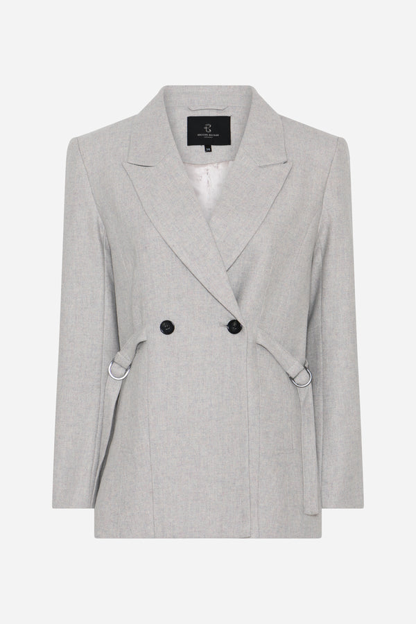 PhorbeBBSahna blazer - Light grey melange