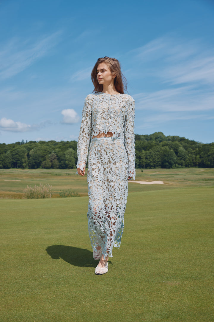 Bruuns Bazaar Women PinangaBBJoani nederdel Nederdele Light blue