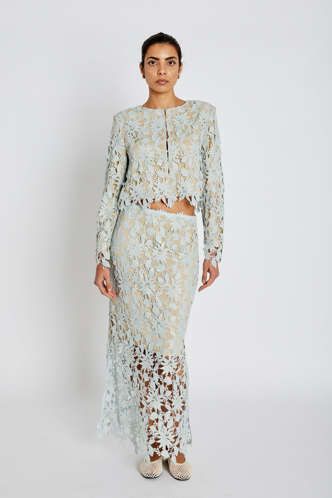 Bruuns Bazaar Women PinangaBBJoani nederdel Nederdele Light blue