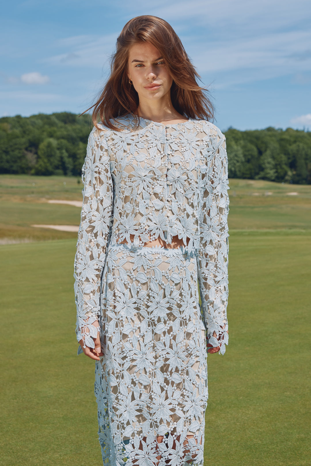 Bruuns Bazaar Women PinangaBBToqa jakke Blazere Light blue