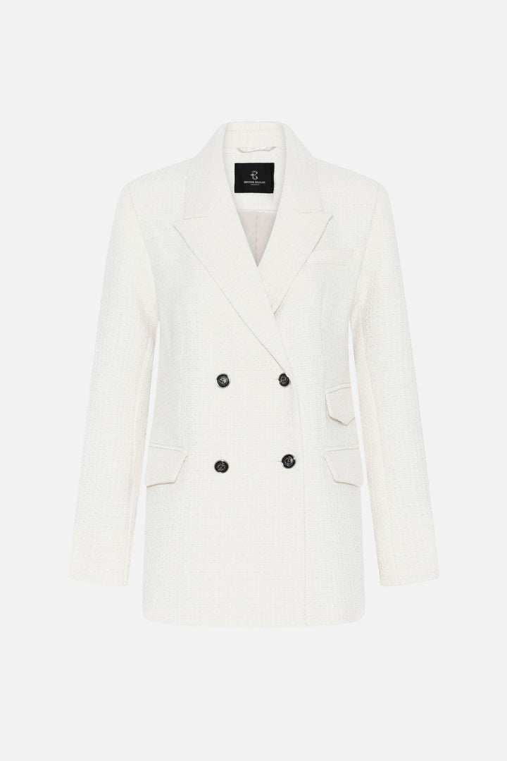 Bruuns Bazaar Women PlatanusBBLinday blazer Blazere Snow White