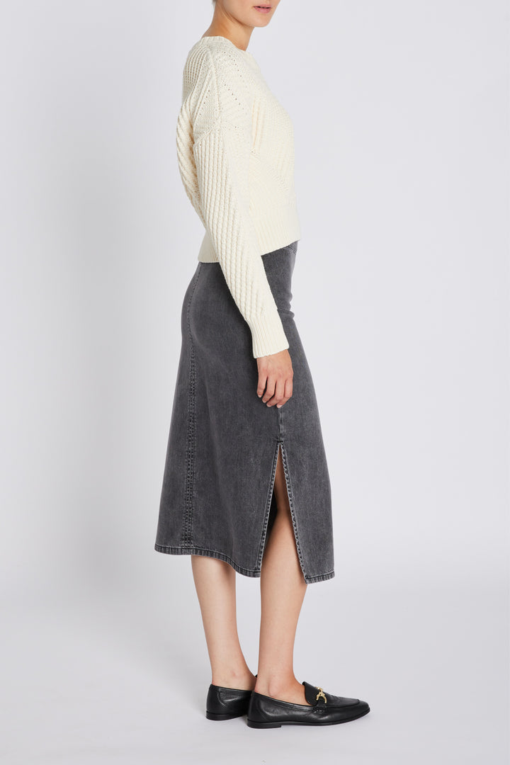 Bruuns Bazaar Women PlatieBBEmmi nederdel Nederdele Grey denim