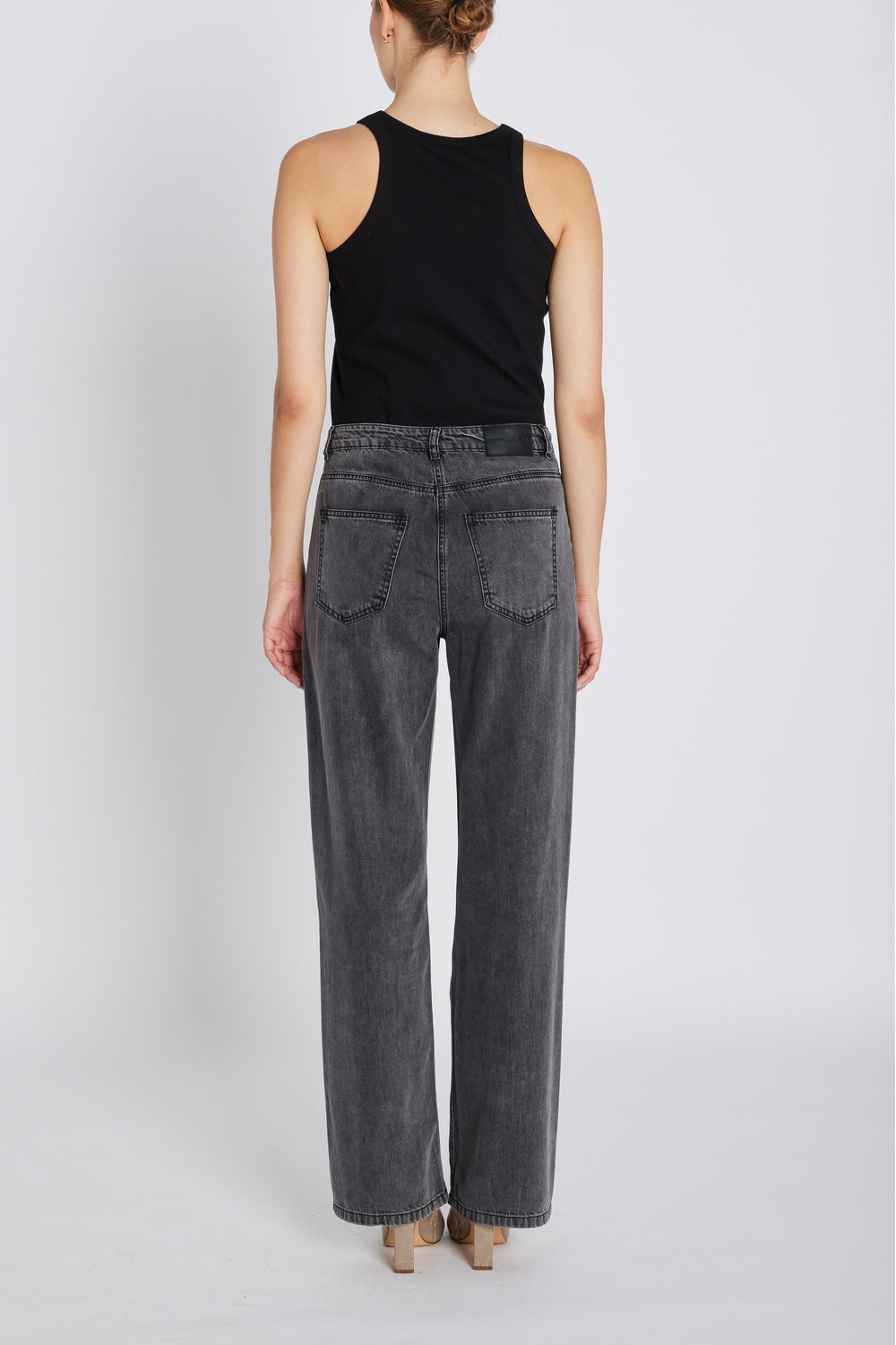 Bruuns Bazaar Women PlatieBBLoose bukser Bukser Grey denim