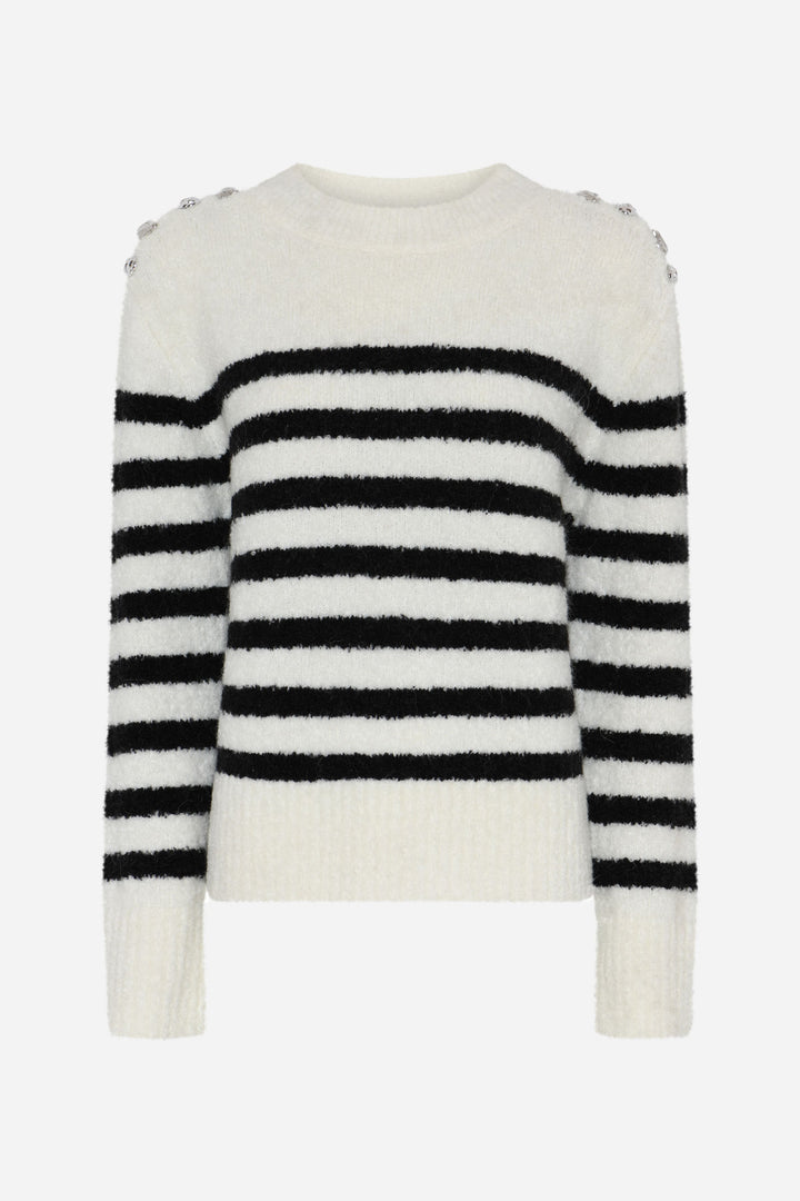 Bruuns Bazaar Women PompomBBAddie strik Strik Snow white / black