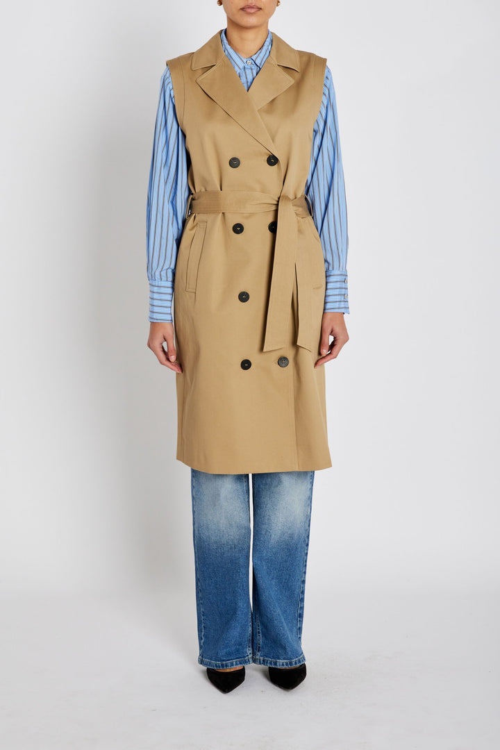 Bruuns Bazaar Women PonapeaBBTabina vest Overtøj Camel