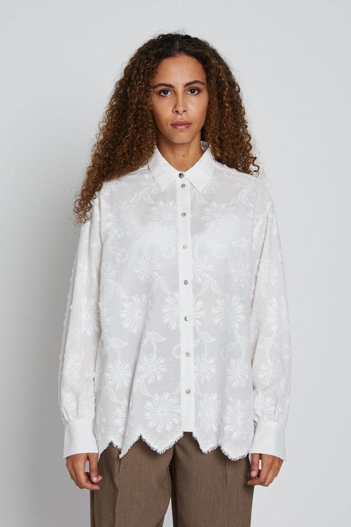 Bruuns Bazaar Women PrunusBBFelina skjorte Shirts White