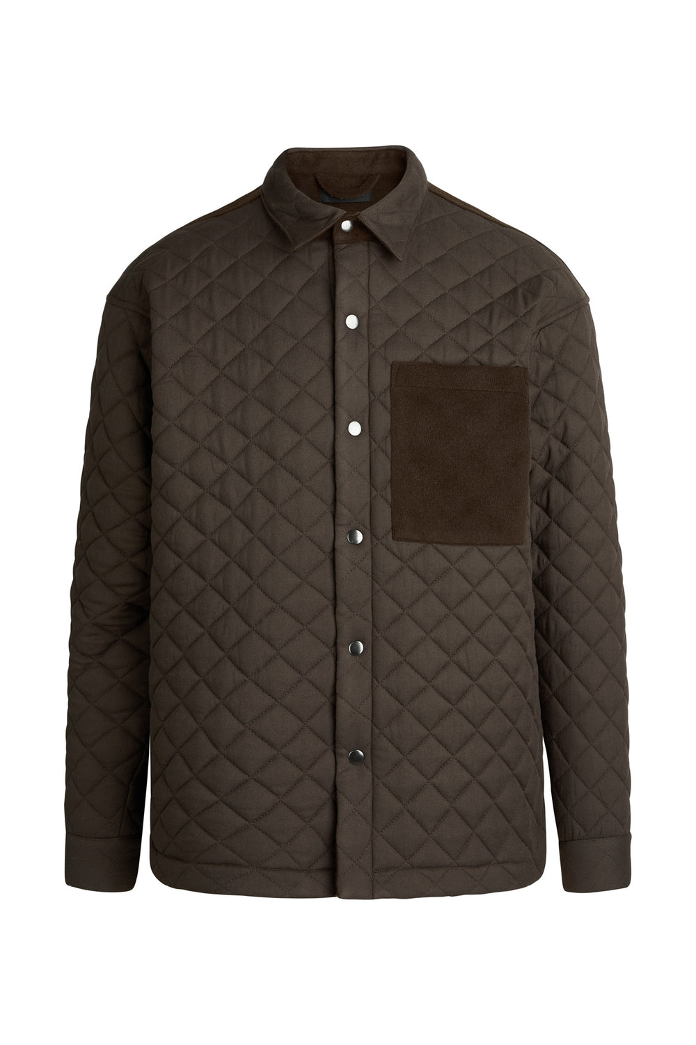 Bruuns Bazaar Men Quilt Elmo jacket Outerwear Demitasse