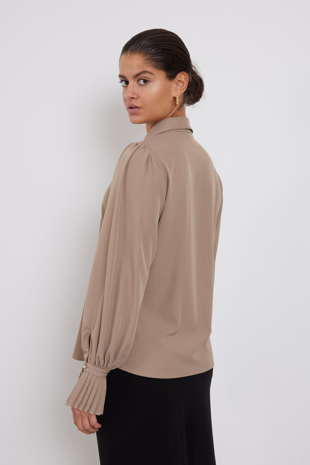 Bruuns Bazaar Women RatumaBBAddy blouse Bluser Roasted Grey Khaki