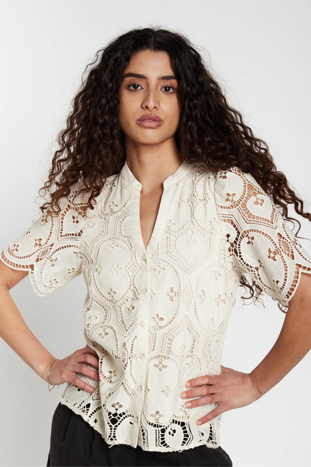 Bruuns Bazaar Women RaveneaBBUresa shirt Skjorter Vanilla Ice