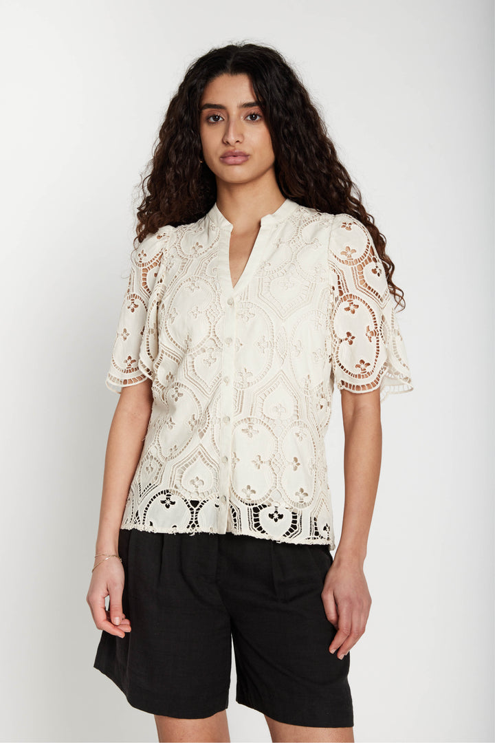 Bruuns Bazaar Women RaveneaBBUresa shirt Skjorter Vanilla Ice