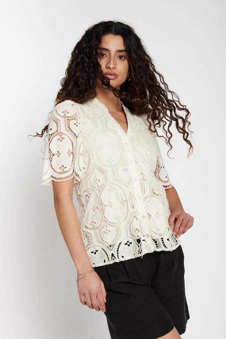 Bruuns Bazaar Women RaveneaBBUresa shirt Skjorter Vanilla Ice