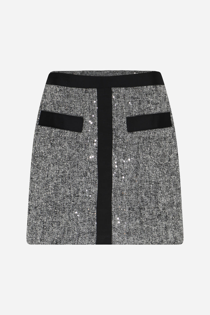 Bruuns Bazaar Women RhytisBBJoanina nederdel Nederdele Grey Melange