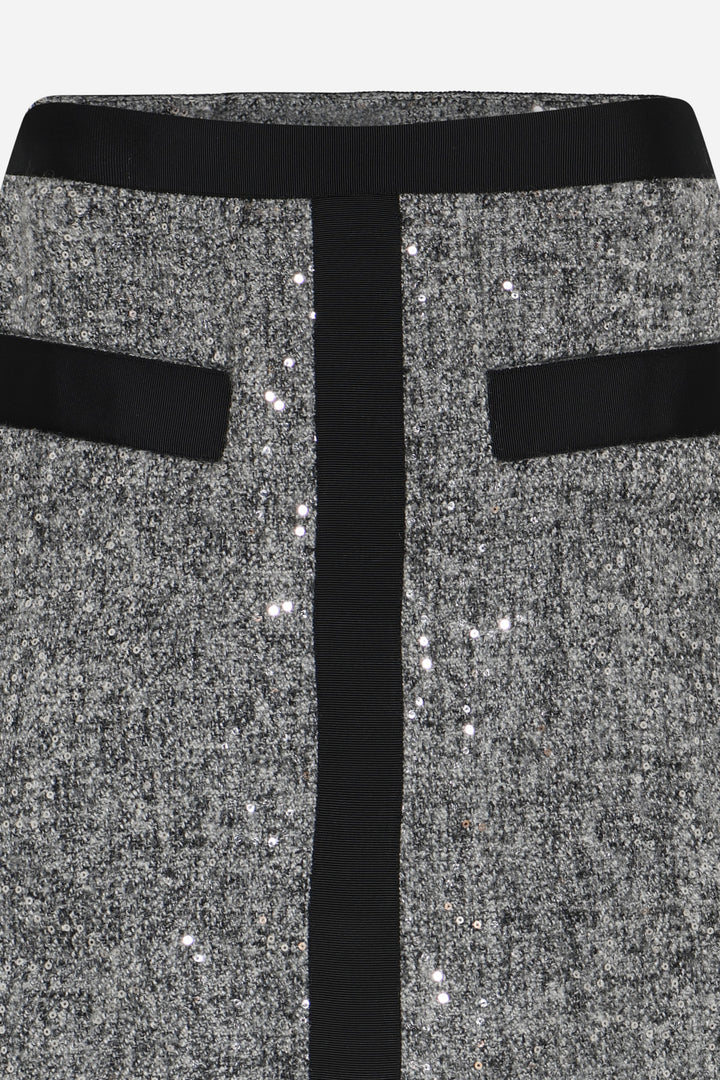 Bruuns Bazaar Women RhytisBBJoanina nederdel Nederdele Grey Melange