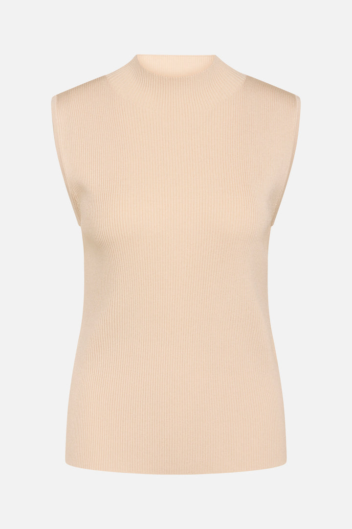 Bruuns Bazaar Women RiversBBAditi knit top Strik White Cap