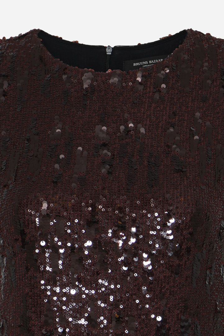 Bruuns Bazaar Women RoystoneaBBDemi kjole Kjoler Burgundy