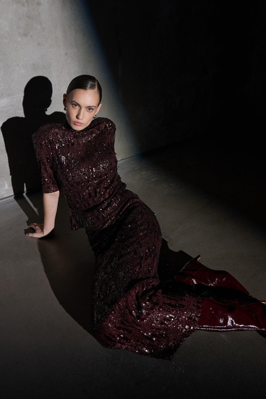 Bruuns Bazaar Women RoystoneaBBNelle nederdel Nederdele Burgundy