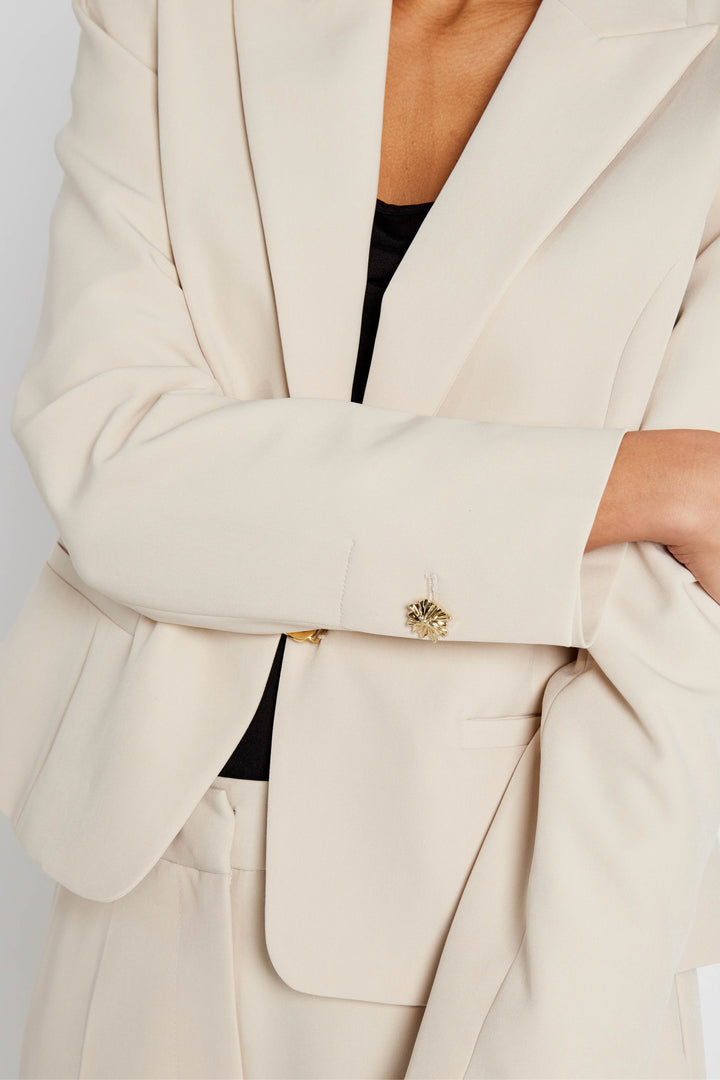 Bruuns Bazaar Women RubySusBBAcelia blazer Blazere Moonbeam