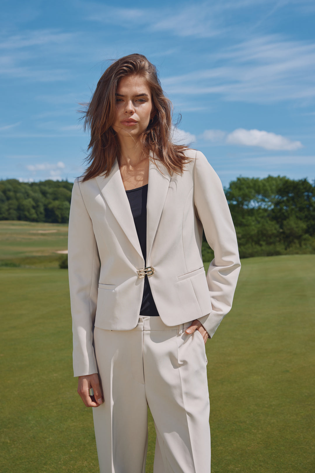 Bruuns Bazaar Women RubySusBBAcelia blazer Blazere Moonbeam