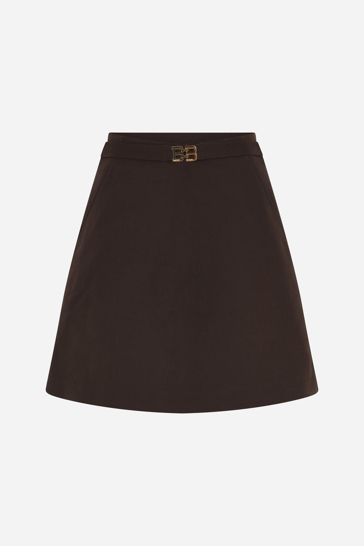 Bruuns Bazaar Women RubySusBBOenne nederdel Nederdele Dark Brown
