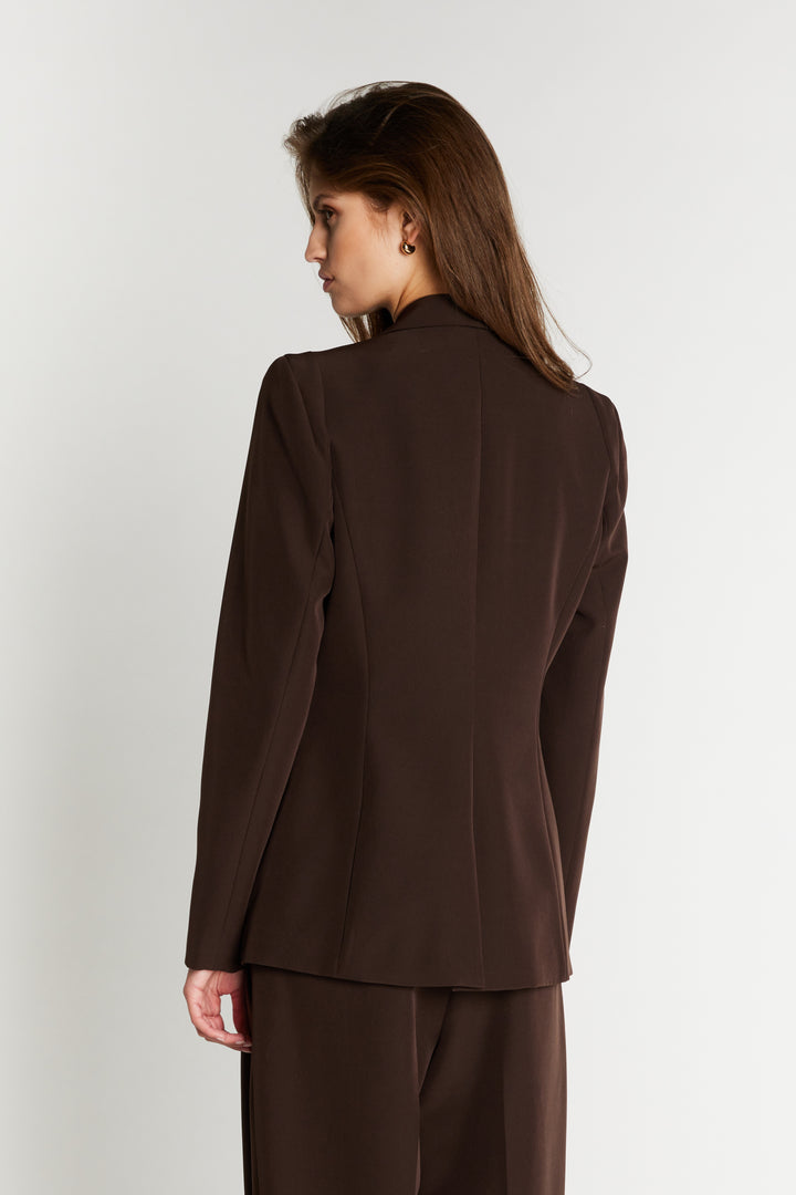 Bruuns Bazaar Women RubySusBBSora blazer Blazere Dark Brown