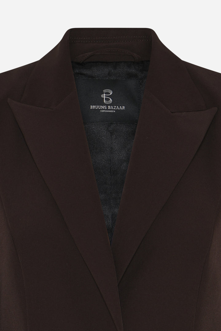 Bruuns Bazaar Women RubySusBBSora blazer Blazere Dark Brown