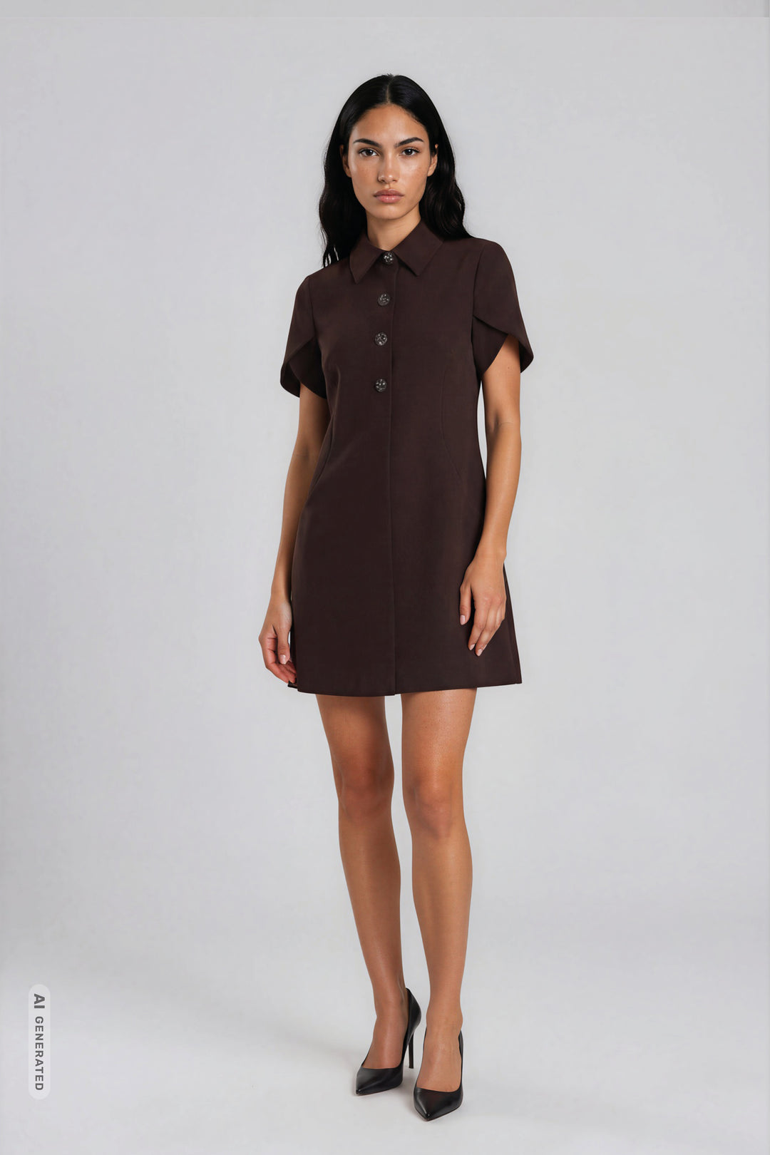 Bruuns Bazaar Women RubySusBBZendia kjole Kjoler Dark Brown
