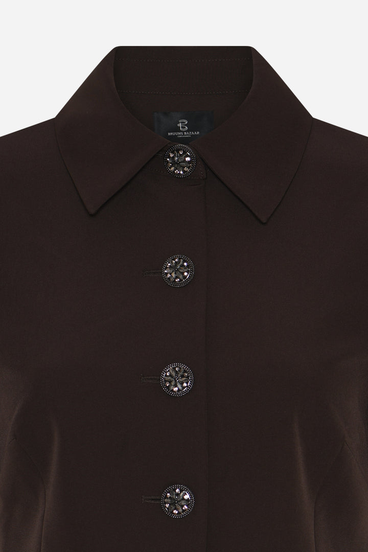 Bruuns Bazaar Women RubySusBBZendia kjole Kjoler Dark Brown