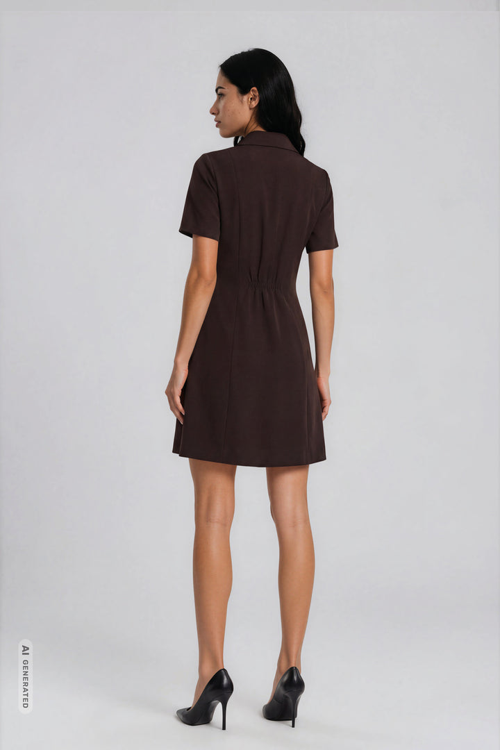 Bruuns Bazaar Women RubySusBBZendia kjole Kjoler Dark Brown