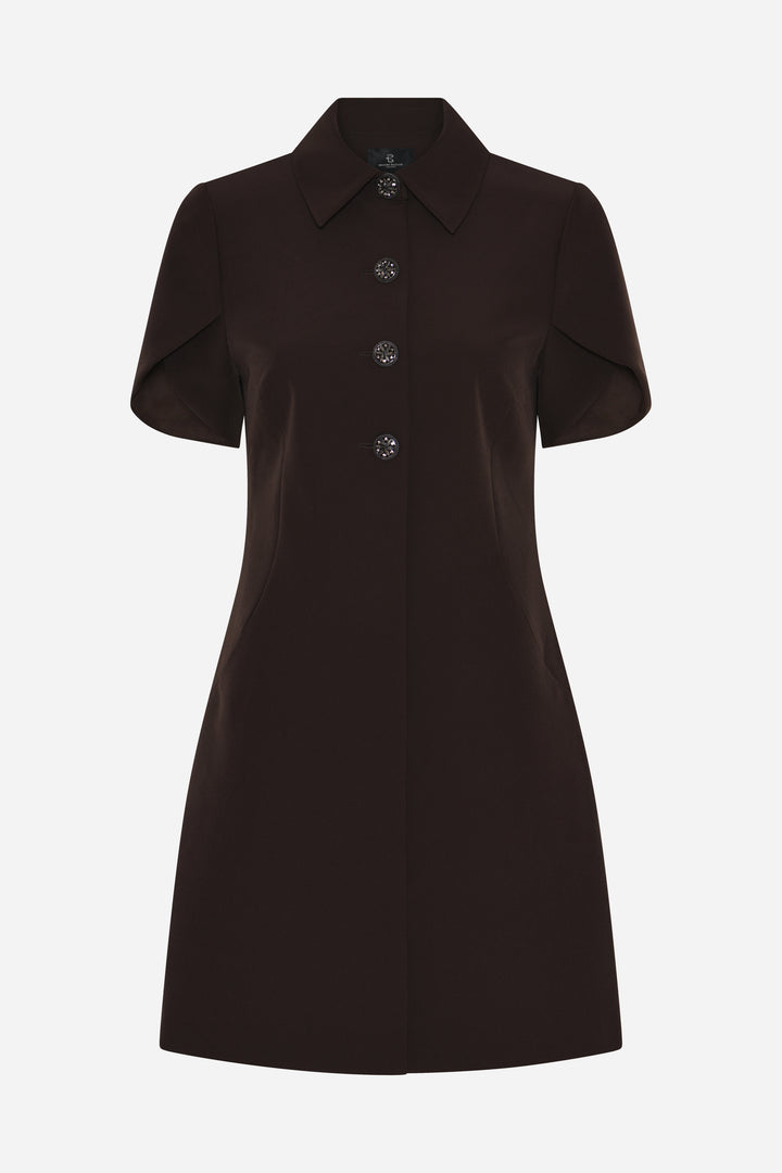 Bruuns Bazaar Women RubySusBBZendia kjole Kjoler Dark Brown