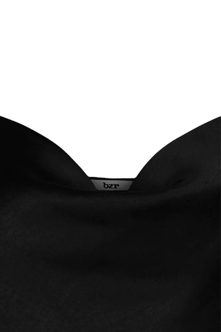 BZR SatinasBZLumen top blouse Black