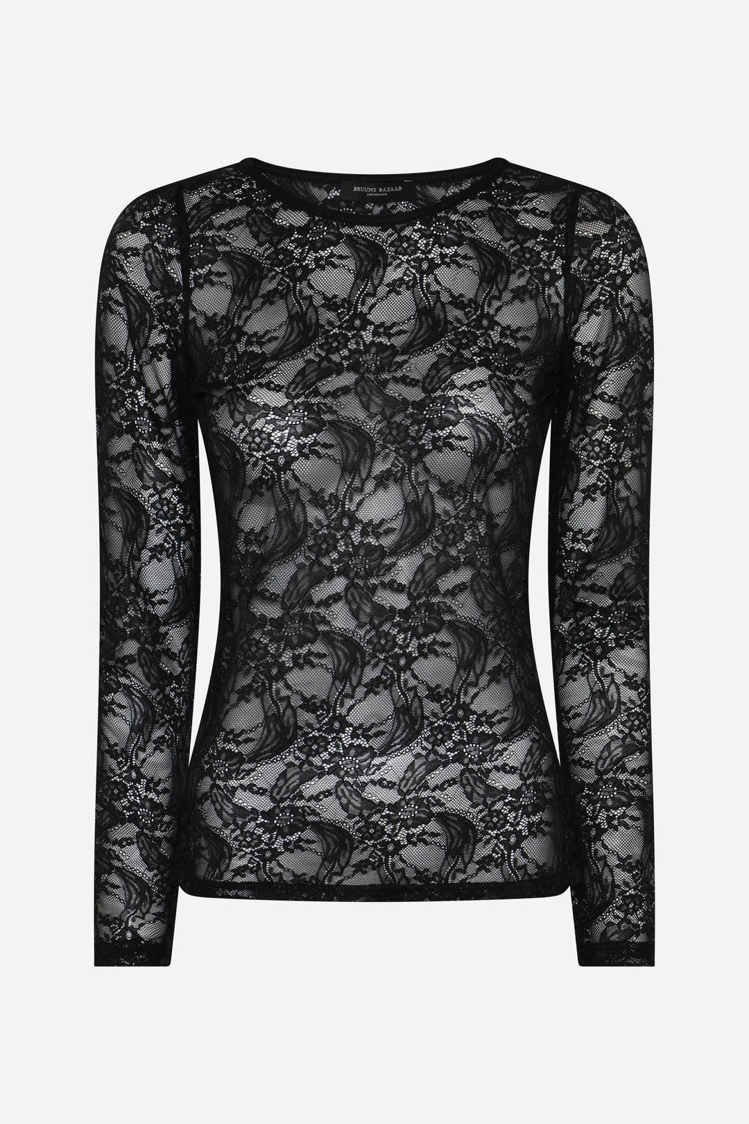 Bruuns Bazaar Women SeliniaBBRound neck bluse Bluser Black
