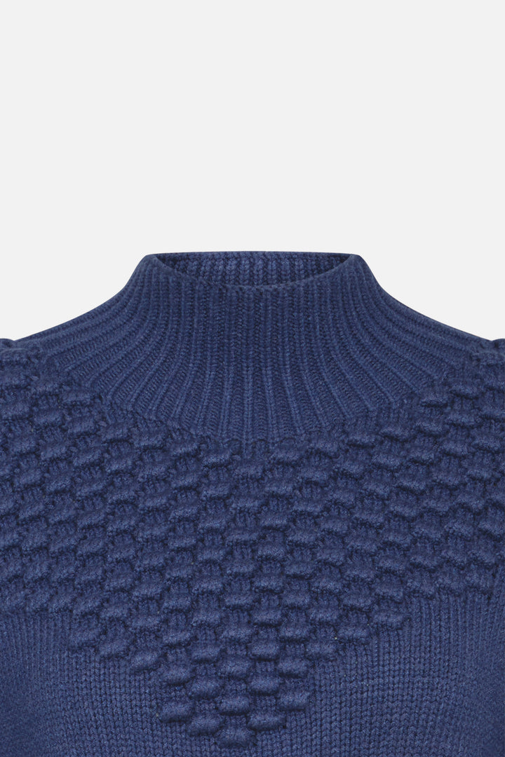 Bruuns Bazaar Women SimonaBBTampa knit Strik Dark Blue