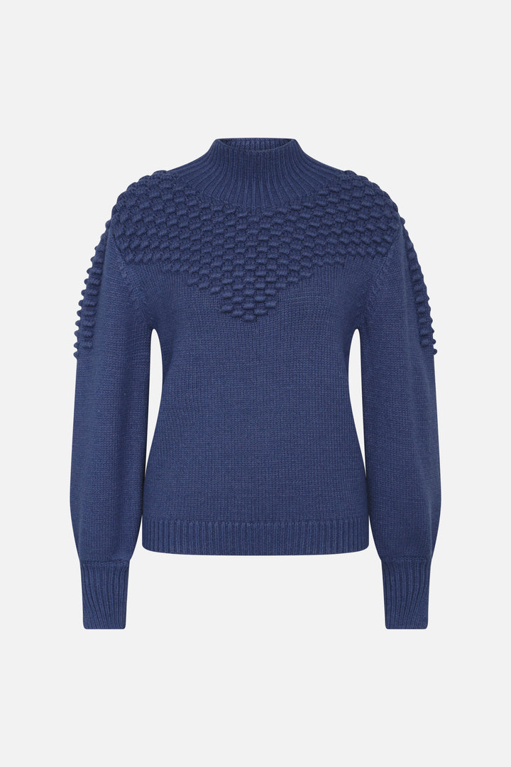 Bruuns Bazaar Women SimonaBBTampa knit Strik Dark Blue