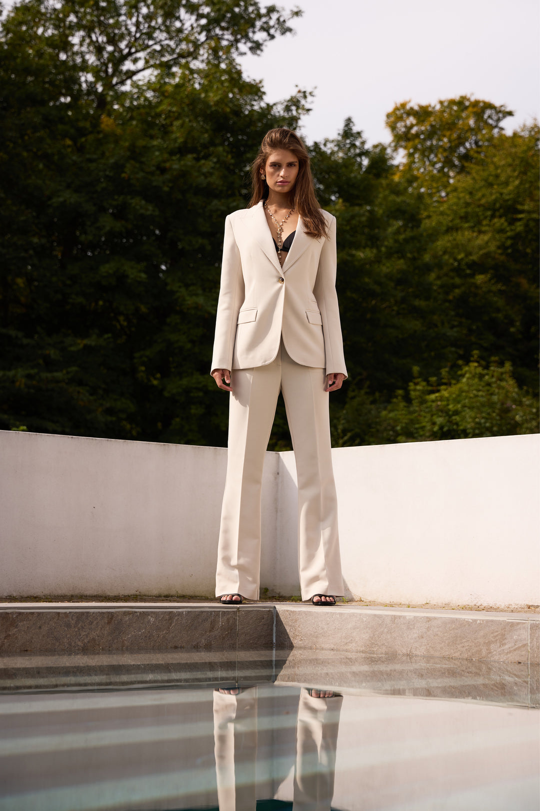 Bruuns Bazaar Women SocrateaBBJannet pants Bukser Light Sand