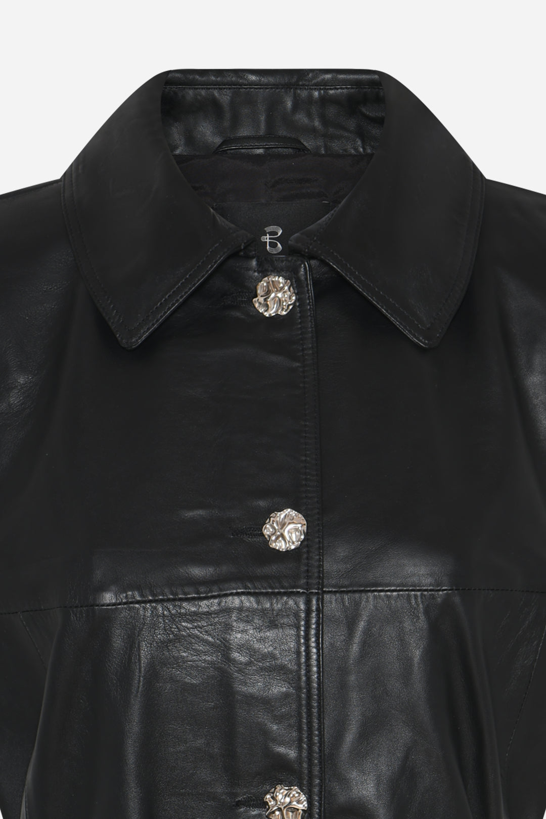 Bruuns Bazaar Women SoftBBToria læderkjole Kjoler Black