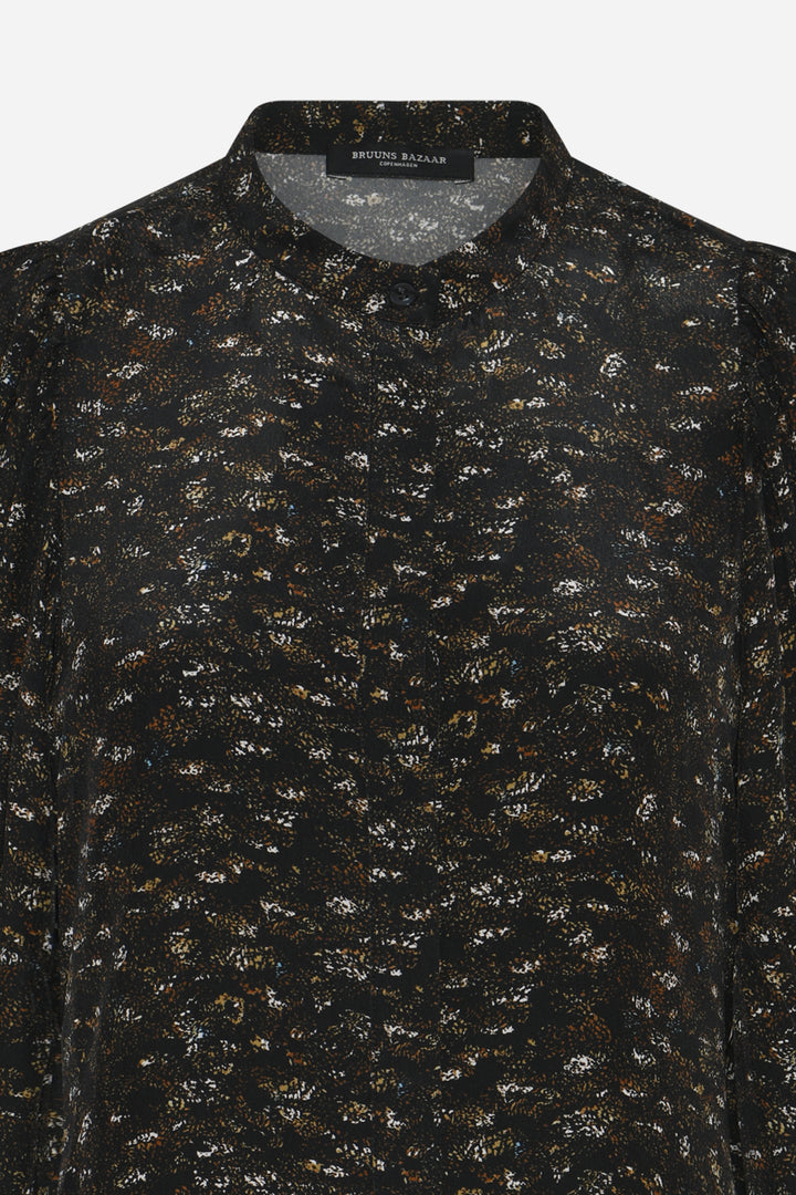 Bruuns Bazaar Women SolfiaBBImila kjole Kjoler Dark AOP