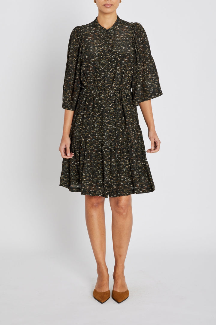 Bruuns Bazaar Women SolfiaBBImila kjole Kjoler Dark AOP