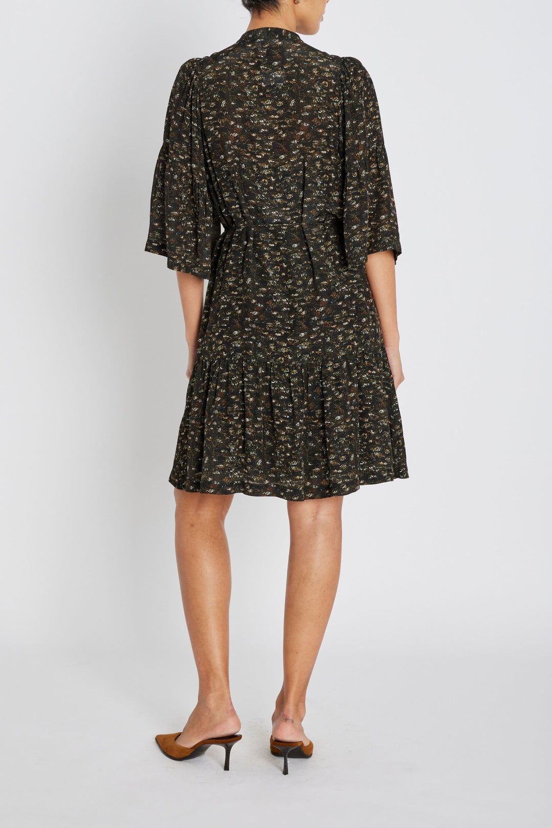 Bruuns Bazaar Women SolfiaBBImila kjole Kjoler Dark AOP