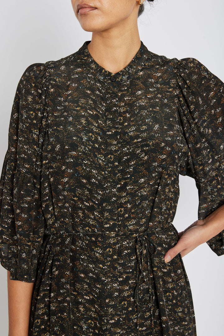 Bruuns Bazaar Women SolfiaBBImila kjole Kjoler Dark AOP